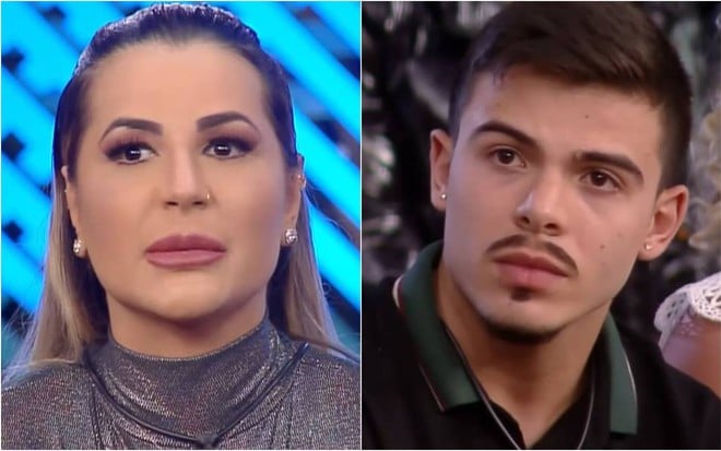 Montagem de fotos de Deolane e Thomaz