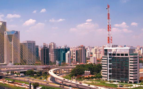 Imagens aéreas da sede da Globo em São Paulo