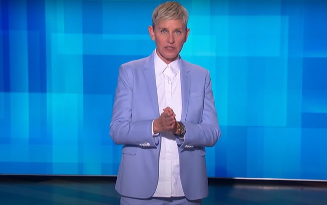 Ellen DeGeneres apresentando seu programa