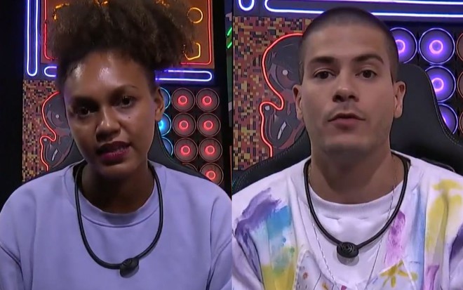 Montagem com Jessilane Alves e Arthur Aguiar no BBB 22