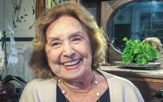 Eva Wilma em entrevista no Conversa com Bial, na Globo