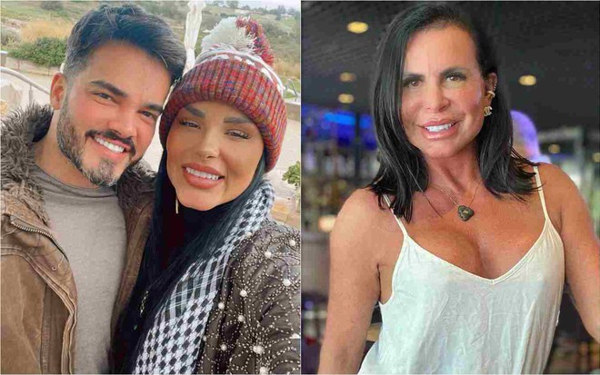 Fotos de Fábio Gontijo e Jenny Miranda e Gretchen