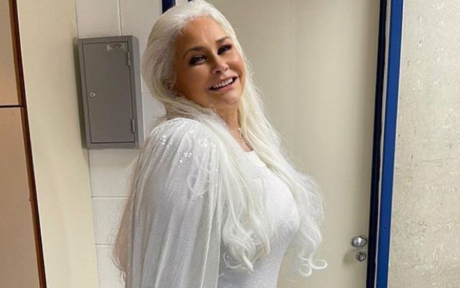 Fafá de Belém em foto publicada nas redes sociais