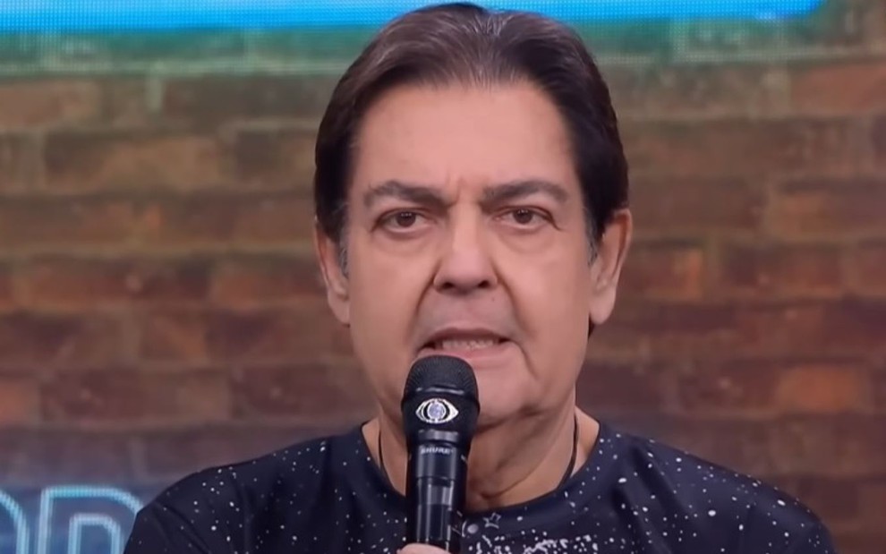 Fausto Silva no comando do Faustão na Band em 10 de junho de 2022