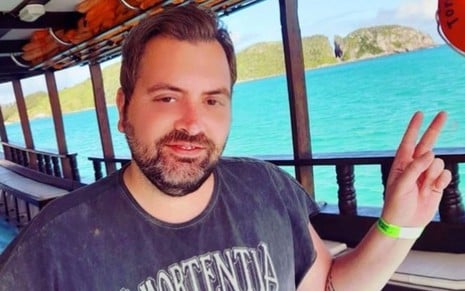 Empresário Felipe Carauta em foto publicada no Instagram; empresário morreu