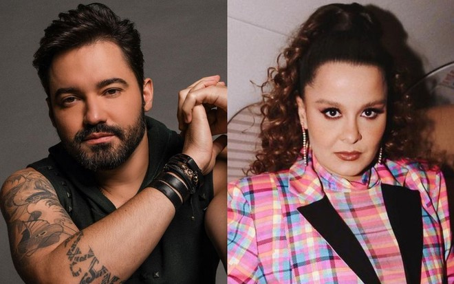 Montagem com Fernando Zor e Maiara
