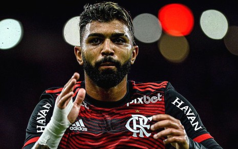 Gabigol em campo pelo Flamengo