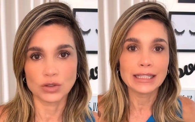 Flávia Alessandra em vídeo publicado no Instagram