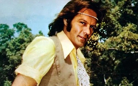 O ator Francisco di Franco caracterizado como seu personagem na novela Jerônimo, o Herói do Sertão (1972)