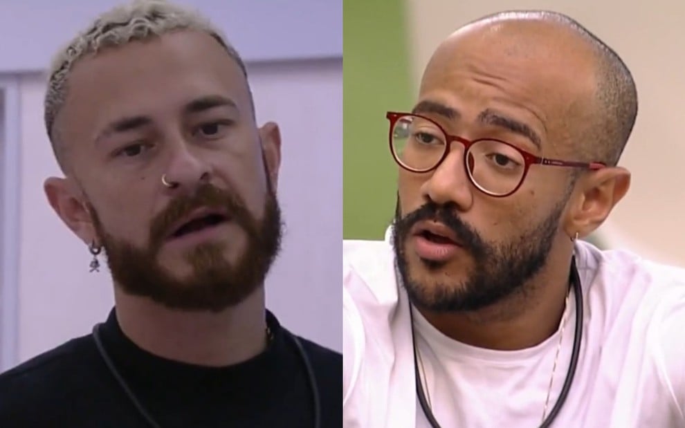 Na montagem: Fred (à esquerda) e Ricardo Camargo (à direita)