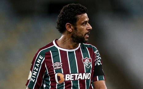 Imagem de Fred durante jogo do Fluminense