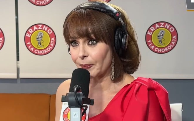 Imagem de Gabriela Spanic em entrevista ao programa Erazno Y La Chokolata