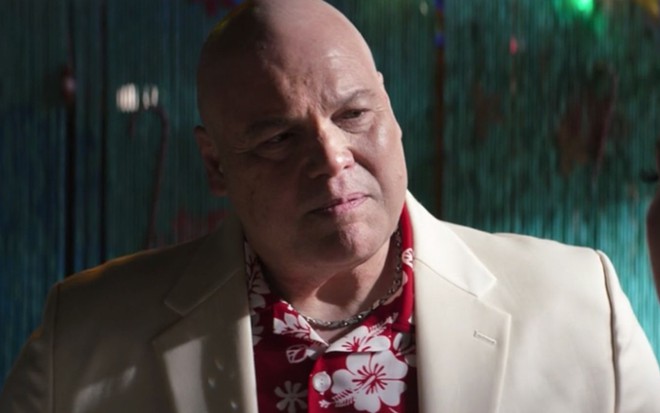 Vincent D'Onofrio em cena do último episódio de Gavião Arqueiro