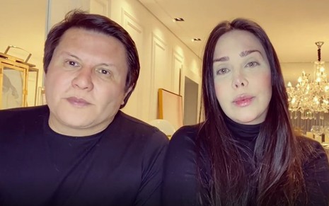 Giovani e Anna Carolina Morais em vídeo publicado no Instagram em 31 de julho de 2021