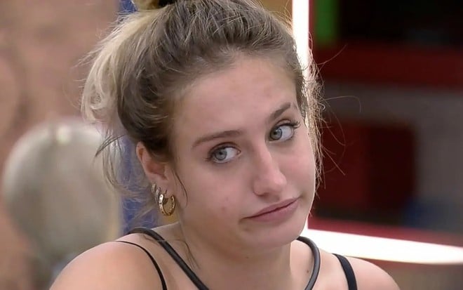 Bruna Griphao faz uma careta durante o BBB 23