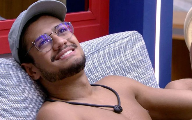 O ator Gabriel Santana no BBB 23