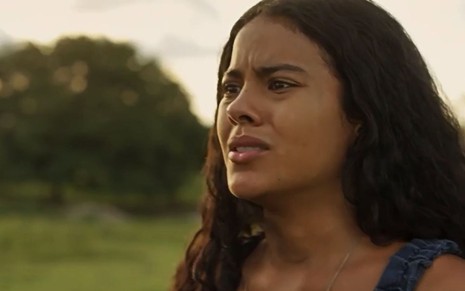 Muda (Bella Campos chora em cena de Pantanal, novela das nove da Globo