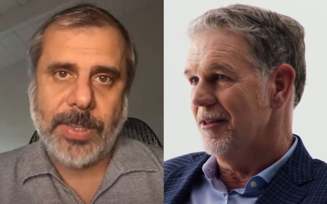 Montagem com Erick Bretas e Reed Hastings