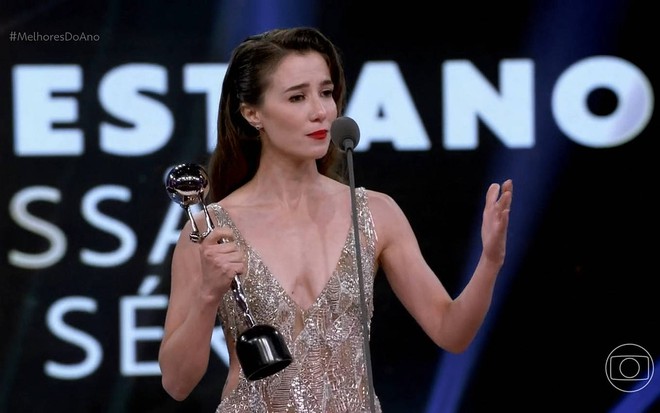 Marjorie Estiano discursa no Melhores do Ano
