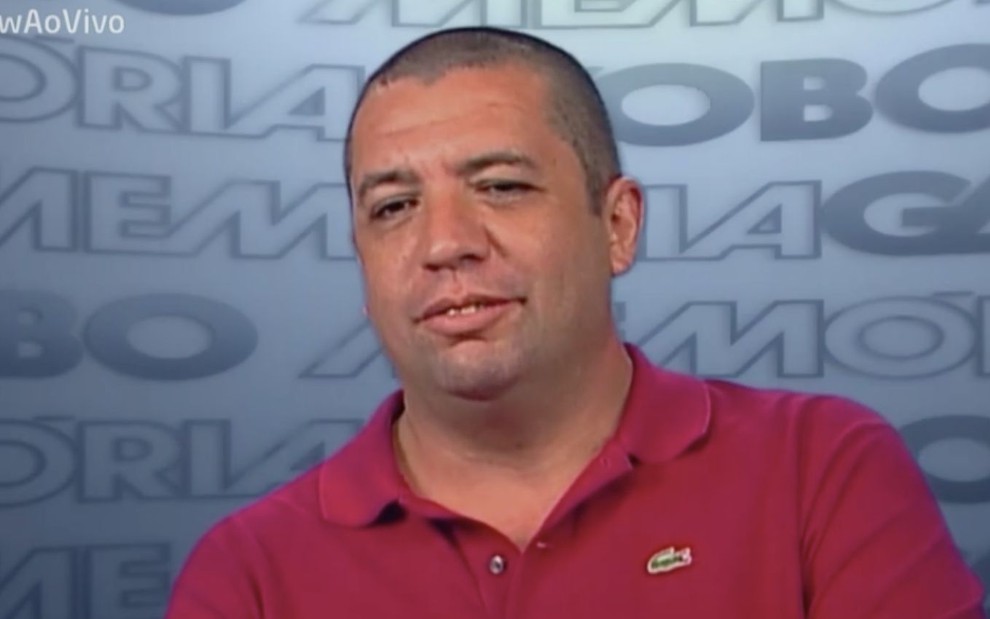 O ator e humorista Cláudio Besserman Viana, o Bussunda, em entrevista ao Memória Globo em 2002; comediante teve um infarto em 2006