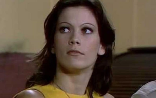 A atriz Dilma Lóes (1950-2020) como Anita de O Bem-Amado, novela de 1973