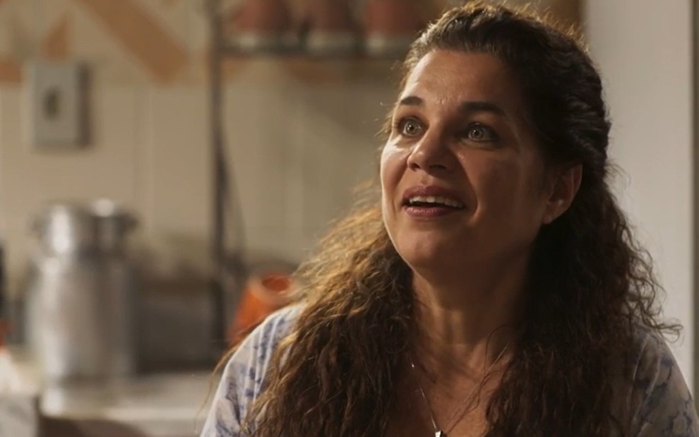 Isabel Teixeira durante entrevista ao Mais Você com Ana Maria Braga