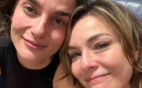 Priscila Sztejnman e Regiane Alves: intérpretes de Helena e Clara na novela Vai na Fé postaram fotos após choro nas redes c