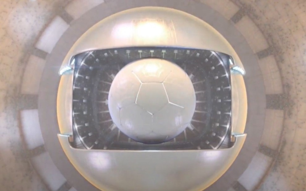 Imagem do logo da Globo nas transmissões do futebol brasileiro em 2019