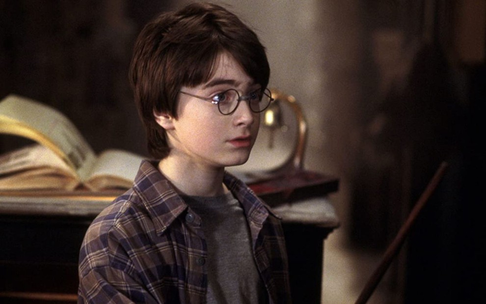 Daniel Radcliffe em Harry Potter e a Pedra Filosofal