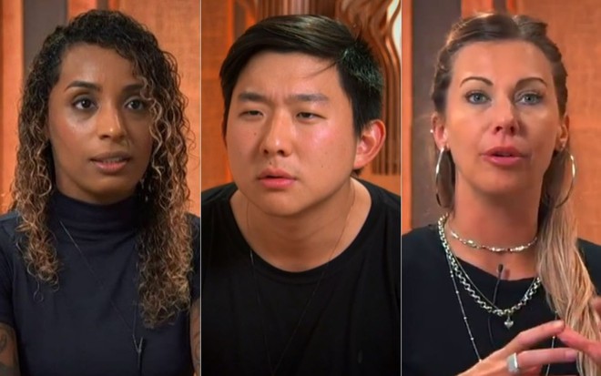 Montagem com Nanah Damasceno, Pyong Lee e Antonela Avellaneda