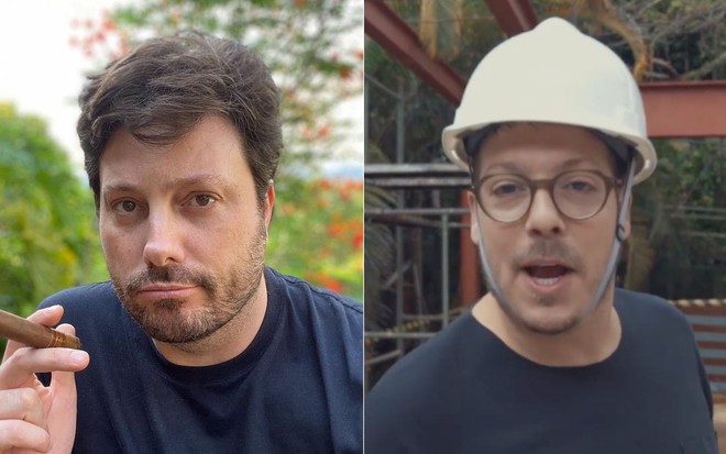 Montagem de fotos com os humoristas Danilo Gentili (à esq.) e Fabio Porchat