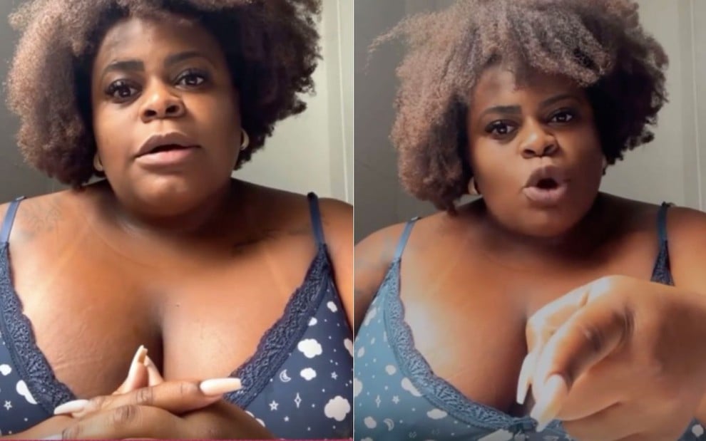 A cantora Jojo Todynho brava em vídeo publicado nas redes sociais neste domingo (5); em que ela aparece de camisola