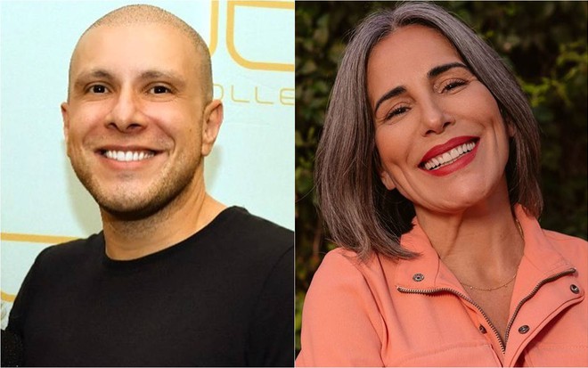 Montagem de fotos de Ivo Madoglio e Gloria Pires