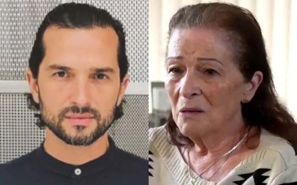 Jeff Machado (à esquerda)) e Maria das Dores Machado (à direita)