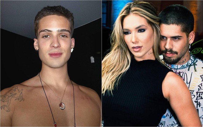 Montagem de fotos de João Guilherme, Virginia e Zé Felipe