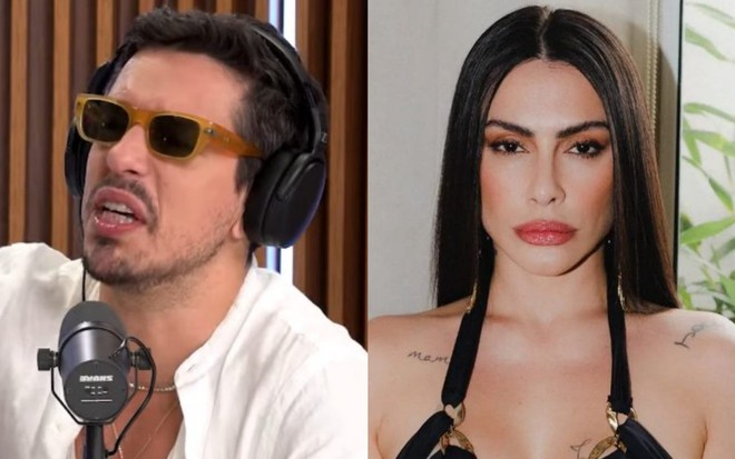 João Vicente de Castro (à esquerda) e Cleo (à direita)