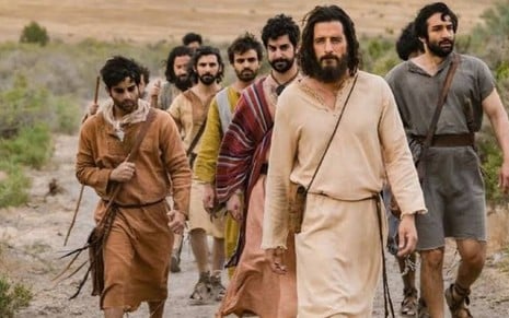 O ator Jonathan Roumie como Jesus em cena de The Chosen