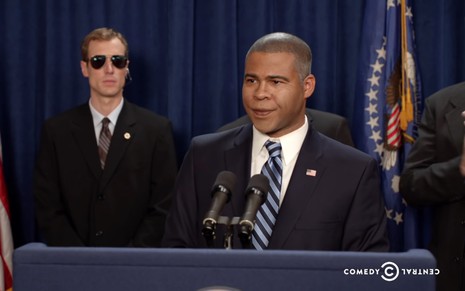Jordan Peele como Barack Obama em cena de Key & Peele