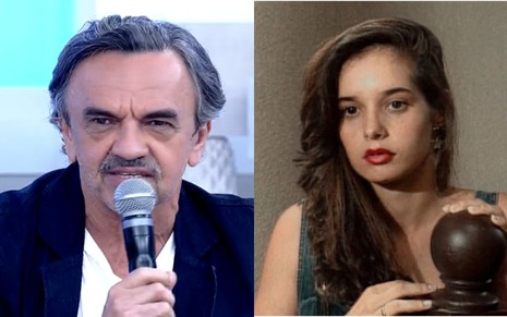 José Dumont em participação na Globo; Daniella Perez em De Corpo e Alma