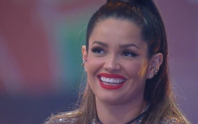 Juliette com um sorriso na final do BBB 21