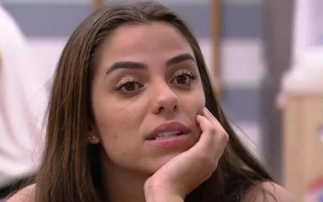 Key Alves está pensativa no BBB 23