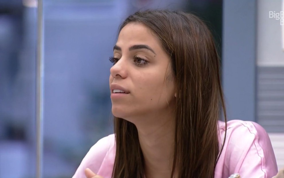 Key Alves durante conversa no BBB 23