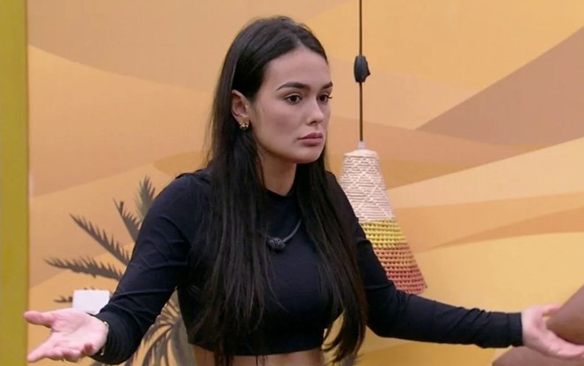 Larissa Santos de braços abertos no BBB 23