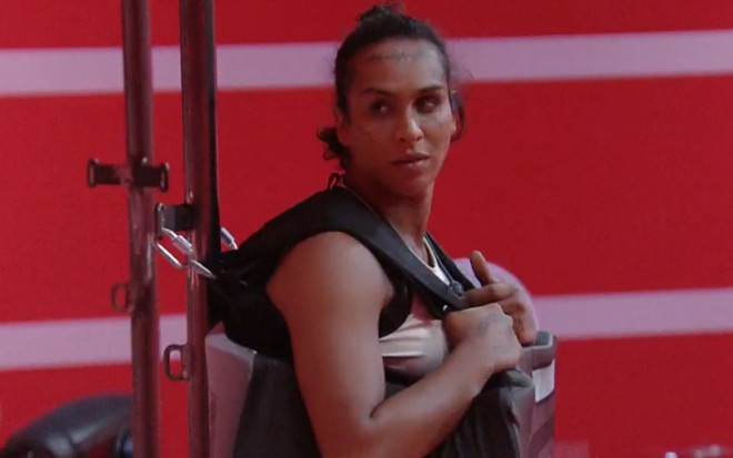 Linn da Quebrada na Prova do Líder do BBB 22