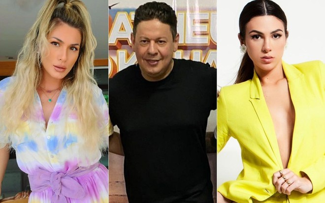 Montagem de fotos de Lívia Andrade, Marcos Araújo e Pétala Barreiros