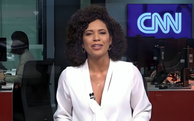 Foto de Luciana Barreto no Novo Dia da CNN Brasil