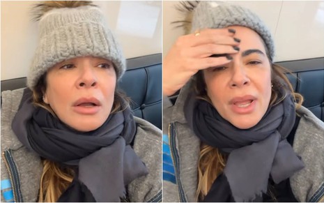 Montagem de fotos de Luciana Gimenez