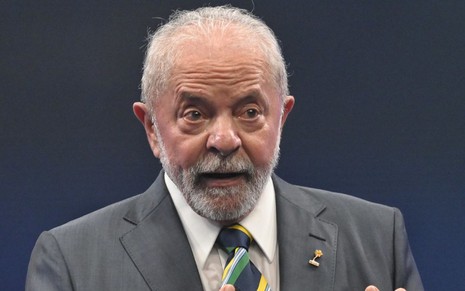 Imagem de Luiz Inácio Lula da Silva (PT) no debate da Band