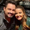 Fernando Zor e Maiara aparecem juntos e sorridentes no Dia dos Namorados