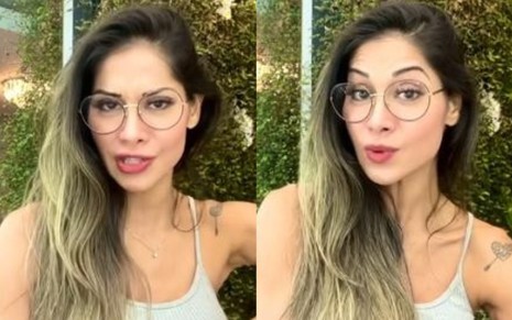 Maíra Cardi discursa sobre médica em live no Instagram, em 2021
